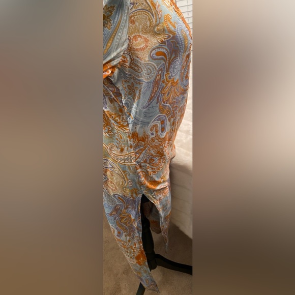 Boho Chic Paisley Print Tunic Dress - Picture 2 of 4